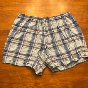 Bobby Brooks Sleepwear blue plaid pajama shorts. Women’s L. Gently used.